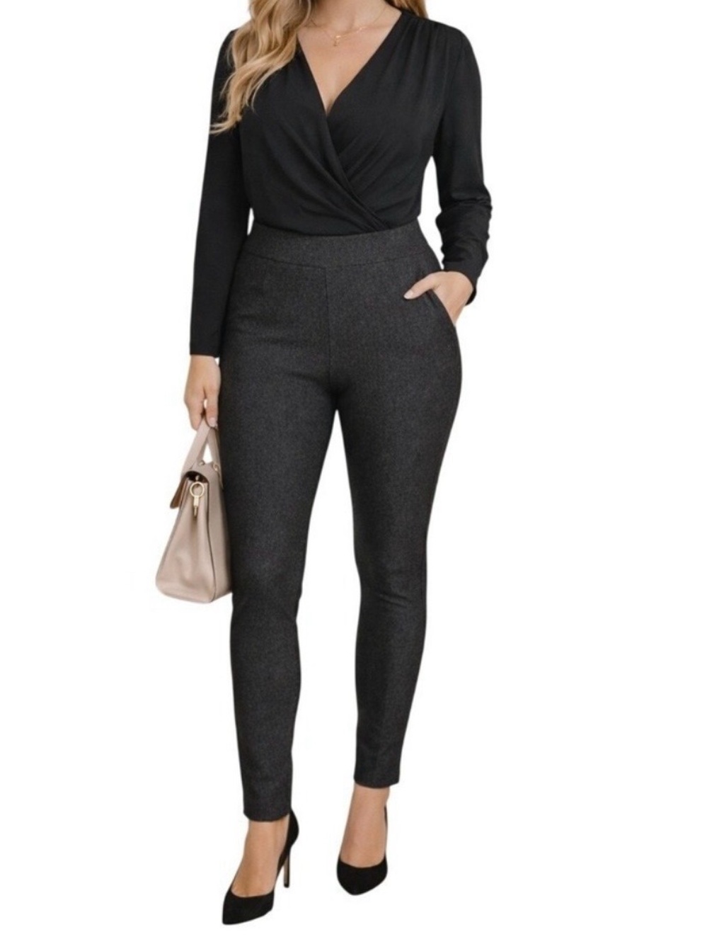 Honeylove Ever Ready Stretch Pull-On Pants Size Small